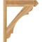 Ekena Millwork Olympic Rough Sawn Arts and Crafts Outlooker, Western Red Cedar, 6"W x 24"D x 28"H OUT06X24X28OLY03RWR - alternate 2